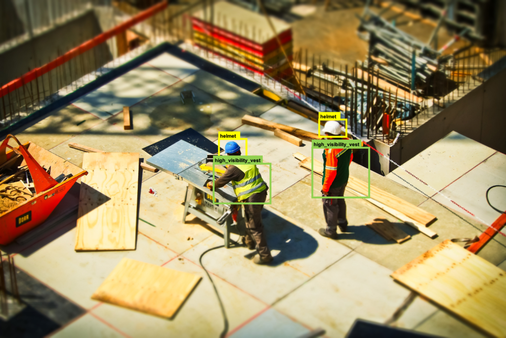 Use computer vision to identify PPE